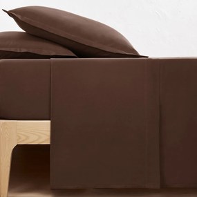 Effen plat laken in perkalkatoen Scenario