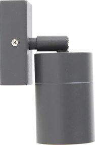 Buitenwandlamp antraciet IP44 draai- en kantelbaar - Solo