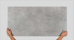 Vloer-/wandtegel betonlook CTC Beton 120x60cm donker grijs mat gerectificeerd