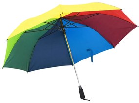 vidaXL Paraplu automatisch inklapbaar 124 cm meerkleurig