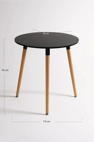 Tower Tafel Rond 80 cm
