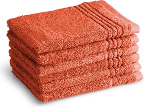 Washandjes Supreme Collectie – 6 stuks – 16×21 – terracotta