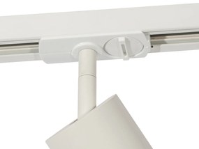 Moderne Spot / Opbouwspot / Plafondspot met witte ring voor railsysteem 1-fase GU10 50mm - Iconic Jeana Modern GU10 Scandinavisch rond Binnenverlichting Lamp