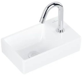 Villeroy & Boch Avento fonteinset - 36x22x11cm - kraangat rechts - chromen fonteinkraan - glans wit 4300s101