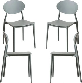 Set 4 Butan Stoelen