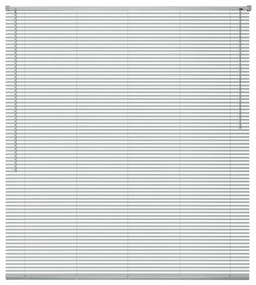 vidaXL Zonwering aluminium 100x220 cm zilverkleurig