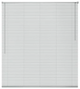 vidaXL Zonwering aluminium 100x220 cm zilverkleurig