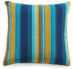 Sierkussen Tuin | Blauw-Geel  | Dralon | Kees Smit  | 50x50cm | Kees Smit Tuinmeubelen