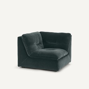 Modulaire 90° hoek in fluweel, GIULIANO