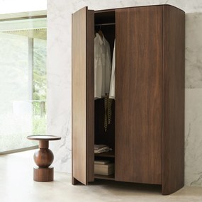 Bijzettafel in massief notenhout, Stigido