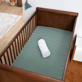 Set van 2 hoeslakens, uni katoen jersey, Scenario