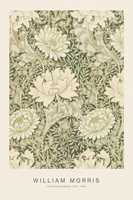 Kunstdruk Chrysanthemum (Special Edition Classic Vintage Pattern) - William Morris, (26.7 x 40 cm)
