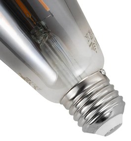 Set van 5 Smart E27 dimbare LED lampen ST64 smoke 4.9W 150 lm 1800K