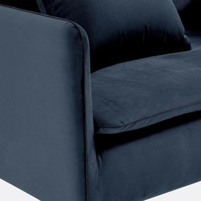 XL fauteuil in fluweel, Ivete