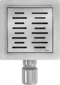 Lineaire afvoer REA Line Brush Steel 15x15