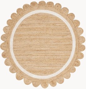 Laagpolig juten vloerkleed Marlowe