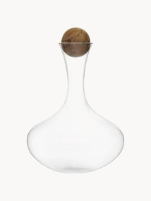 Mondgeblazen karaf Eden met houten dop, 2 L