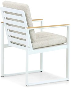 Tuinstoel Aluminium Wit Lifestyle Garden Furniture Faro