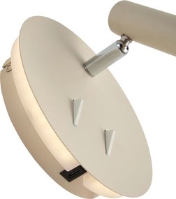 Moderne wandlamp beige incl. LED met USB-C - Croft