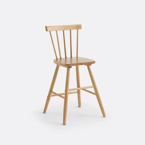 Junior spijlenstoel van massief rubberhout, Jyko