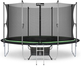 Tuintrampoline met veiligheidsnet aan binnenkant 427cm Jump Hero 14FT