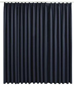 vidaXL Gordijn verduisterend met haken 290x245 cm antraciet