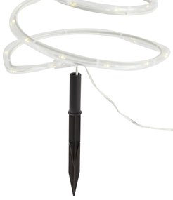 Set van 4 kerst prikspots wit kerstboom incl. LED IP44 - Puno