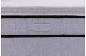 Goossens Basic Boxspring Compleet Kaja, 160 x 200 cm box (= 2x 80cmx 200cm) 1x matras gestoffeerd pocketvering, 1x matrastopper gestoffeerd