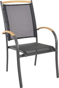 Lesli Living  Tuinstoel Stapelbaar - Monza - Teak - Lesli Living