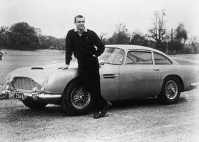 Foto Sean Connery with 007's Aston Martin, Bettmann