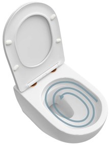 Brauer Tornado hangend toilet met tornadospoeling en quick release toiletzitting