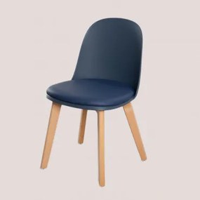 Set Van 2 Belyna Eetkamerstoelen Marine Blauw - Sklum