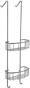 Saqu Norm hangend doucherek 25x15,5x80cm geborsteld staal