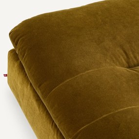 Modulaire fluwelen voetensteun, GIULIANO