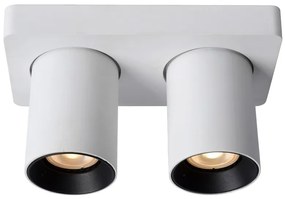 Lucide Nigel plafondlamp 2x 5W wit