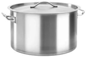 vidaXL Kookpan 58 L 50x30 cm roestvrij staal