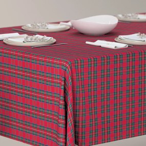 Dekoria Rechthoekig tafelkleed, rood-groen, 40 x 40 cm