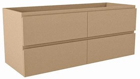 Mondiaz HAY wastafelonderkast - 120x45x50cm - 4 lades - uitsparing rechts - softclose - Oro M45147Oro