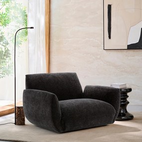 Fluwelen chenille fauteuil, Spogano