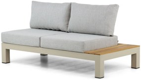 Loungeset 6 personen Aluminium/Teak Taupe Lifestyle Garden Furniture Vittoria