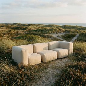 Soft Zitzak Outdoor 3 Seater - Bouclé Beige
