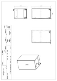 Comad Nova Oak half hoge onderkast 30x40x60cm eiken