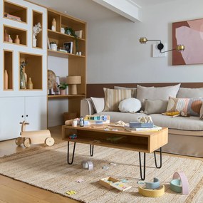 Wandlamp Botello 2 armen glas en messing