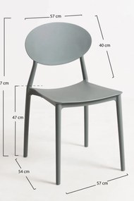 Set 4 Butan Stoelen