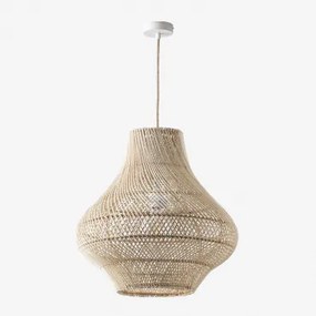 Magali Plafondlamp Natuurlijk - Wit & Ø50 Cm Magali - Sklum