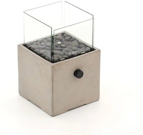 Cosiscoop Cement square gaslantaarn 20x20x30cm