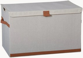Linnen opbergdoos Premium Nature met deksel