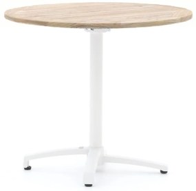 Inklapbare tafel Bellagio  | Rond  | Tuintafel Teakhout | Ø85cm | 2 personen | Kees Smit Tuinmeubelen