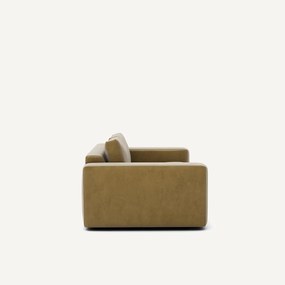 Compacte bank 3-zit in fluweel, Skander