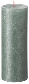 Bolsius Stompkaarsen Shimmer 4 st rustiek 190x68 mm oxideblauw